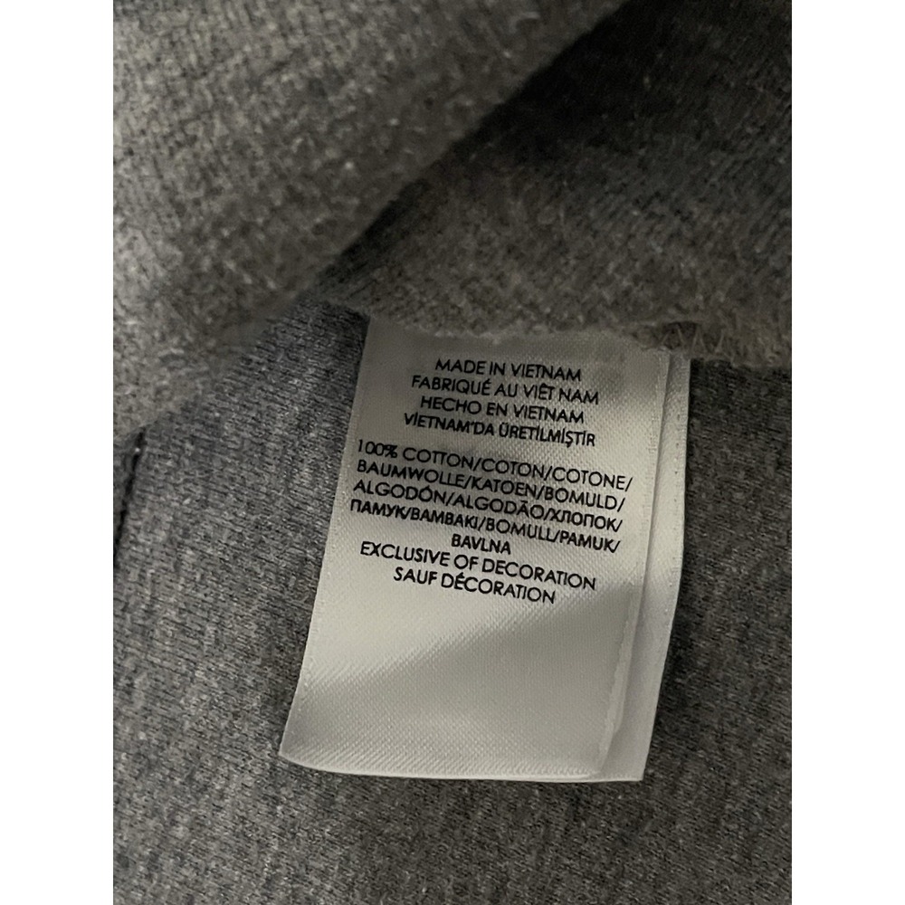 Polo Ralph Lauren‎ Sweater Mens Large Gray Cotton Knit Preppy 1/4 Zip Blue Pony - Picture 4 of 7